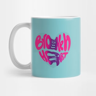 Broken heart Mug